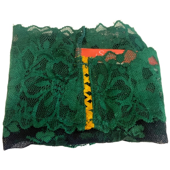 SOLD - Splendies 3 Leaf Clover Thong Panties Size 4x St. Patrick’s Day Lace New - Picture 2 of 11